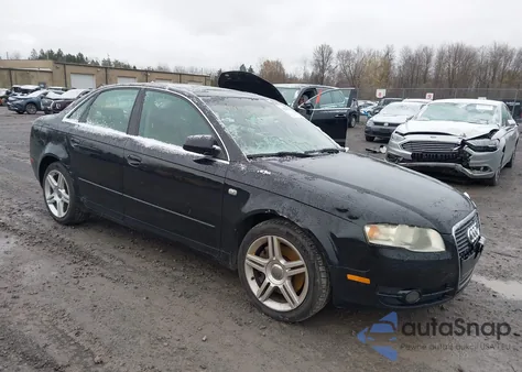 2007 Audi A4 2.0T из США, поврежденный, VIN WAUAF78E17A239800